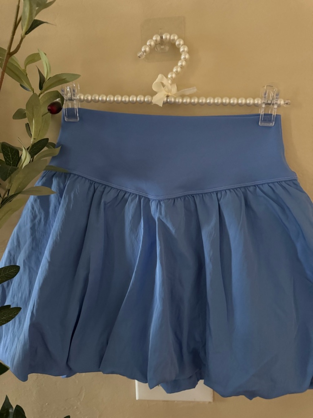 Aerie Blue Bubble Skirt - Picture 3 of 7